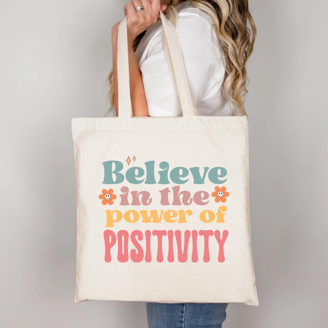 Power of Positivity Tote Bag