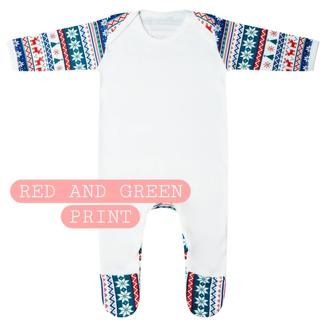 First Christmas Express Sleepsuit