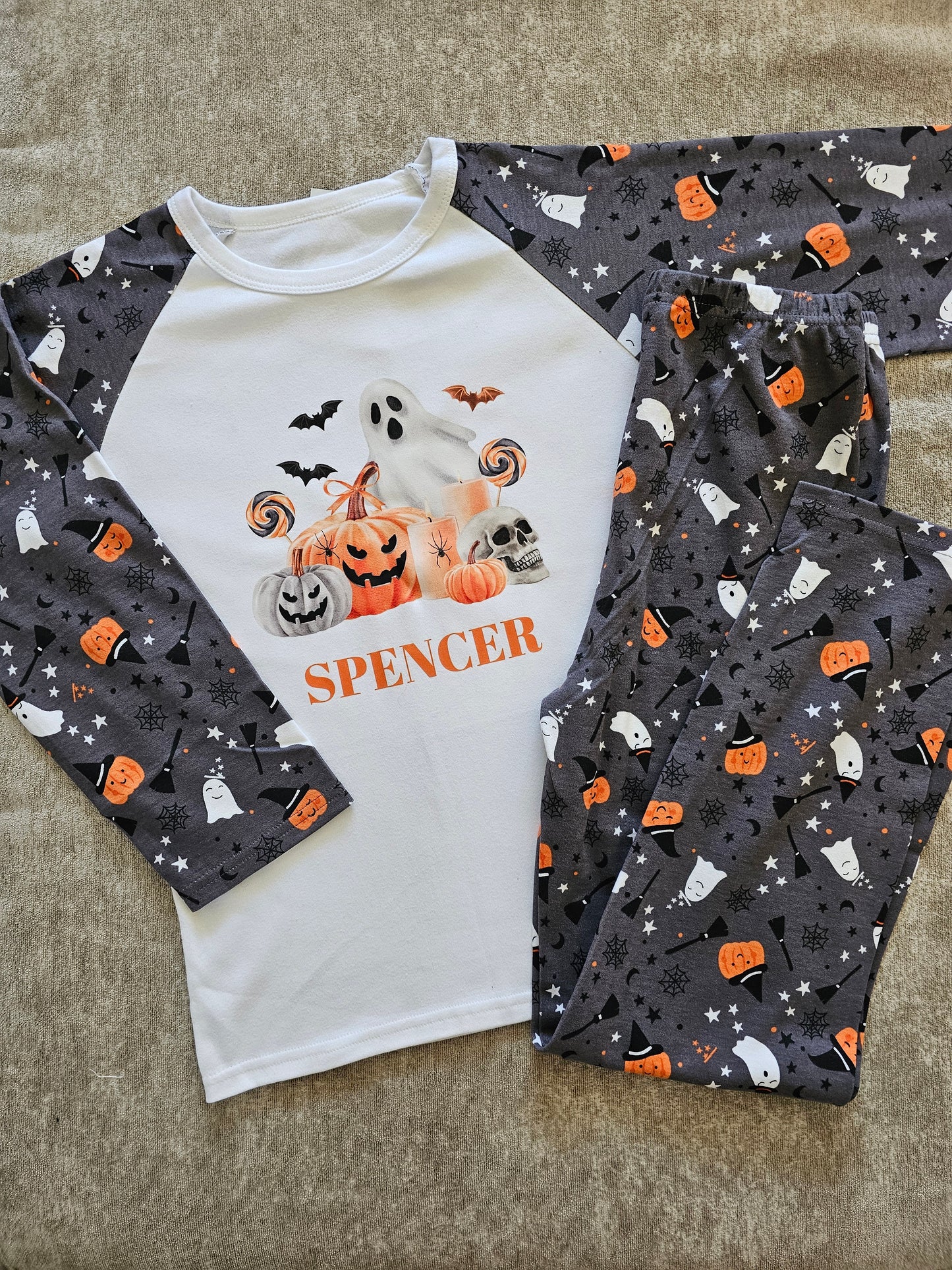 Ghost & Pumpkins PJs