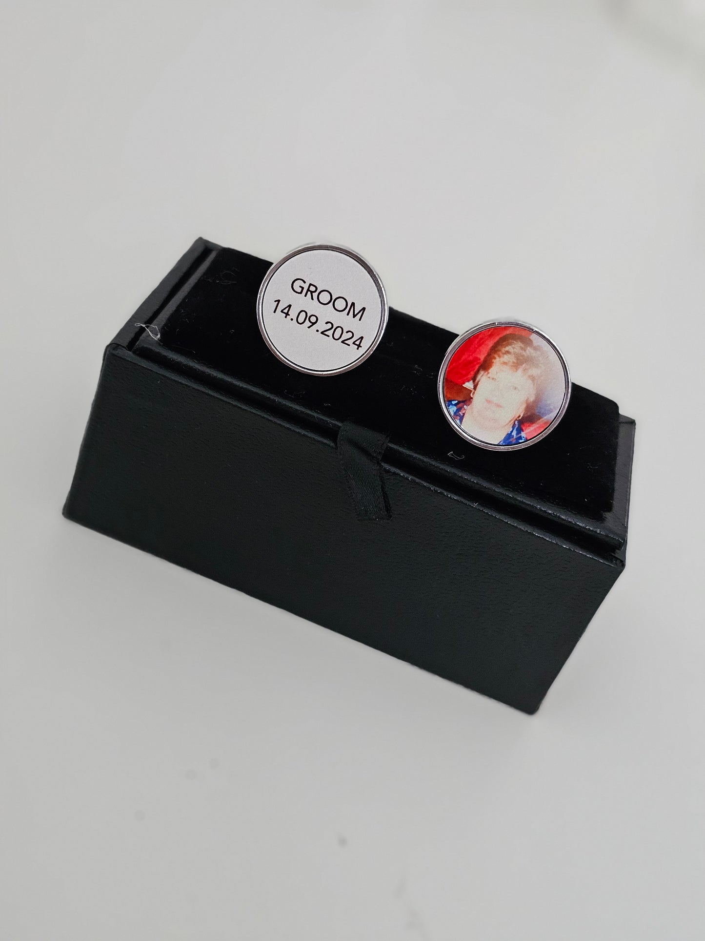 Circle Photo Cufflinks