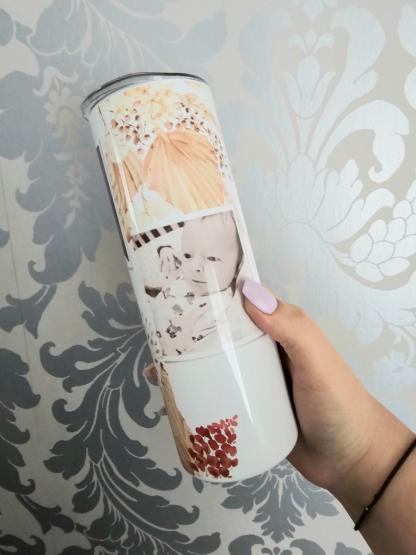 Custom Mama Photo Tumbler