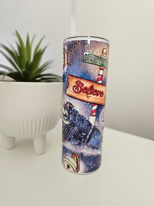 Polar Express Ticket Tumbler