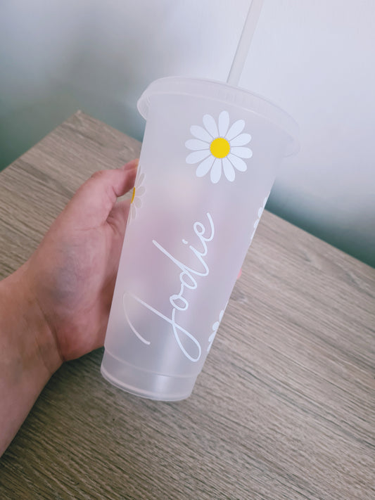 Daisy Personalised Cold Cup