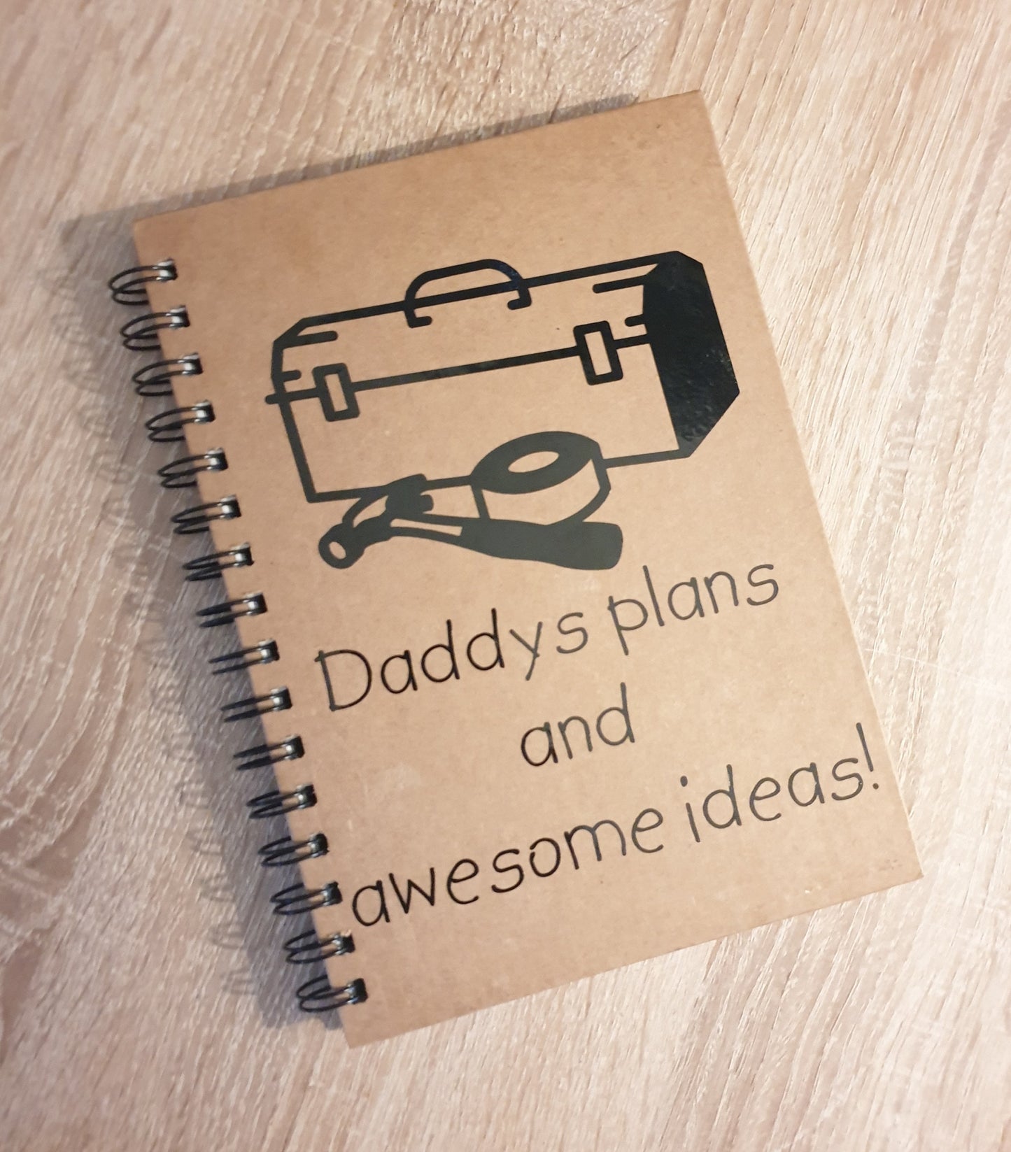 Daddys Plans & Awesome Ideas A5 Notebook